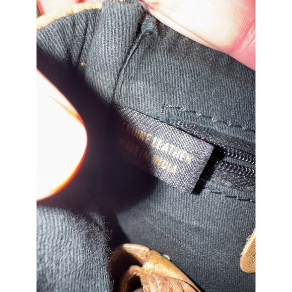 Sam Sam Vintage Hand Painted Crossbody AND Matching Wallet - Picture 13 of 15